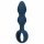 Loveline - anale dildo met handvatring - middelgroot (blauw)