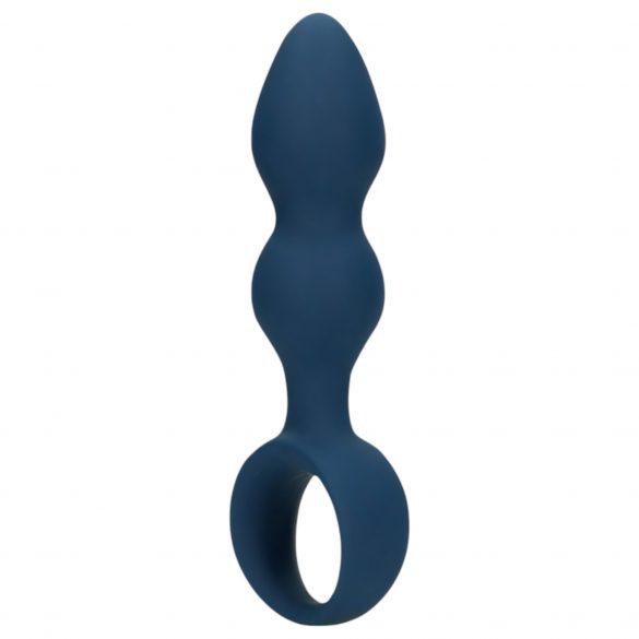 Loveline - anale dildo met handvatring - middelgroot (blauw)