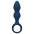 Loveline - anale dildo met handvatring - middelgroot (blauw)