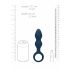 LoveLine - anale dildo met handvatring - groot (blauw)