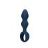 LoveLine - anale dildo met handvatring - groot (blauw)