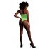 Auw! - fluorescerende bandjes body (neon groen) - XL-4XL