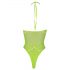 Auw! - fluorescerende bandjes body (neon groen) - XL-4XL