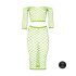 Ouch! - fluorescerende rok en top (neon groen)