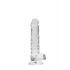 REALROCK - transparante realistische dildo - helder (17cm)