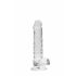 REALROCK - transparante realistische dildo - helder (17cm)