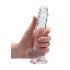 REALROCK - transparante realistische dildo - helder (17cm)