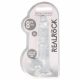 REALROCK - doorschijnende realistische dildo - helder (19cm)