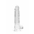 REALROCK - doorschijnende realistische dildo - helder (19cm)