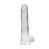 REALROCK - doorzichtig realistische dildo - helder (22cm)