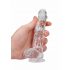 REALROCK - doorzichtige realistische dildo - helder (15cm)