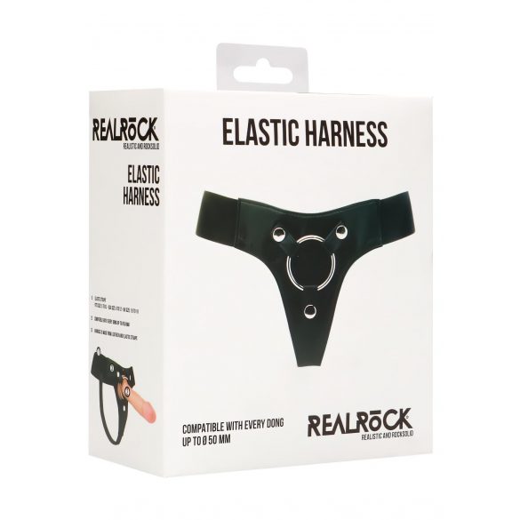 REALROCK Elastic - universele strap-on riem (zwart)