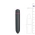 Easytoys Bullet - waterdichte mini-vibrator (zwart)