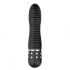 Easytoys Diamond Geribbeld - ribbel staaf vibrator (zwart)