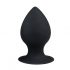 EasyToys Ronde Buttplug XL - anale dildo (zwart) - extra groot