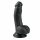 Easytoys - zuignap dildo (15cm) - zwart