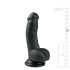 Easytoys - zuignap dildo (15cm) - zwart