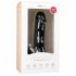 Easytoys - zuignap dildo met ballen (17,5 cm) - zwart