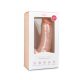 Easytoys - zuignap-dildo met ballen (20cm) - natuur