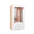 Easytoys - Grote zuignap dildo met ballen (26,5 cm) - naturel