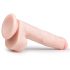 Easytoys - Grote zuignap dildo met ballen (26,5 cm) - naturel