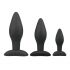 Easytoys Raket - anale dildo set - zwart (3-delig)