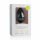 Easytoys Diamond - zwarte anale dildo met witte steen (groot)