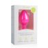 Easytoys Diamond - Anale dildo met witte steen (medium) - roze