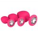 Easytoys Diamond - anal plug set (roze)