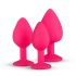 Easytoys Diamond - anal plug set (roze)