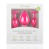 Easytoys Diamond - anal plug set (roze)