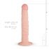 Realistische Fantasy Scott - levensechte dildo - 25cm (natuur)