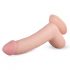 Real Fantasy Cliff - realistische dildo met ballen - 22 cm (natuurlijk)