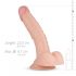 Realistische Fantasy Derek - dildo met balletjes - 22cm (natuurlijk)