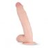 Dat Realistische Dwane - dildo met ballen - 31 cm (natuurlijk)