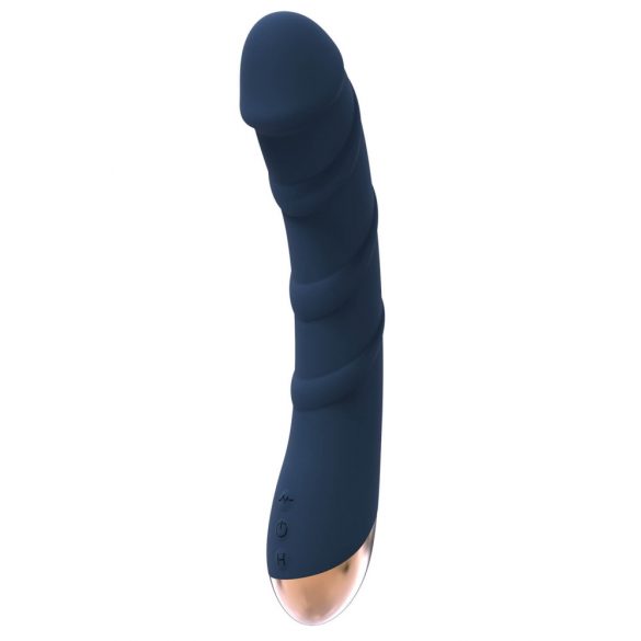 Goddess Atlas – oplaadbaar, waterdicht, verwarmend G-spot vibrator (blauw)