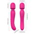 Vibes of Love Wand - oplaadbare, verwarmende, masserende vibrator (roze)