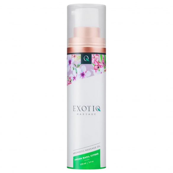 Exotiq - geurende massageolie - basilicum-citroen (100ml)