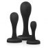 BUTTR Billentrappers - anale dildo set - zwart (3 delig)