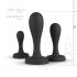 BUTTR Billentrappers - anale dildo set - zwart (3 delig)