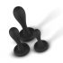 BUTTR Billentrappers - anale dildo set - zwart (3 delig)