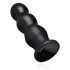 BUTTR Tactical III - zuignap-dildo (zwart)