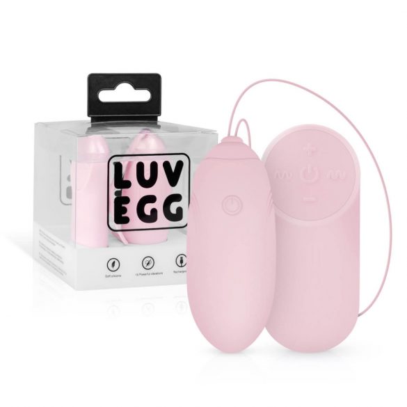 LUV EGG - oplaadbare, draadloze vibratie-ei (roze)