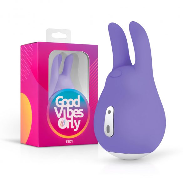 Good Vibes Tedy - Oplaadbare, Konijn Clitoris Vibrator (Paars)