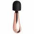 Rosy Gold Wand Mini Curve - oplaadbare vibrerende massager (rosegoud)