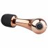 Rosy Gold Wand Mini Curve - oplaadbare vibrerende massager (rosegoud)