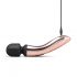 Rosy Gold Wand Curve - oppladbare massage vibrator (rosegold)