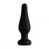 Panthra Kesia - siliconen anale dildo set (3-delig) - zwart