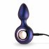 Hueman Diepe Ruimte - oplaadbare anale vibrator met handgreep (paars)