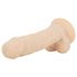 Real Fantasy Ashton - realistische dildo met testikels - 20,5 cm (natuur)